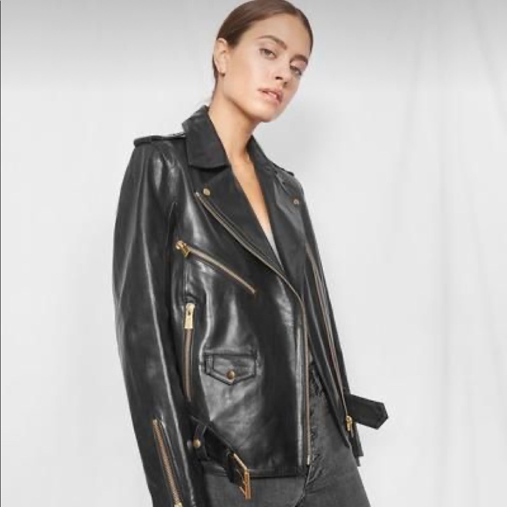 Anine Bing vintage leather jacket